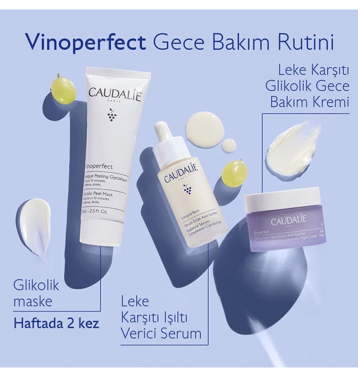 ماسک صورت Caudalie مدل Vinoperfect Glikolik با حجم 75 ml ماسک صورت Caudalie مدل Vinoperfect Glikolik با حجم 75 ml