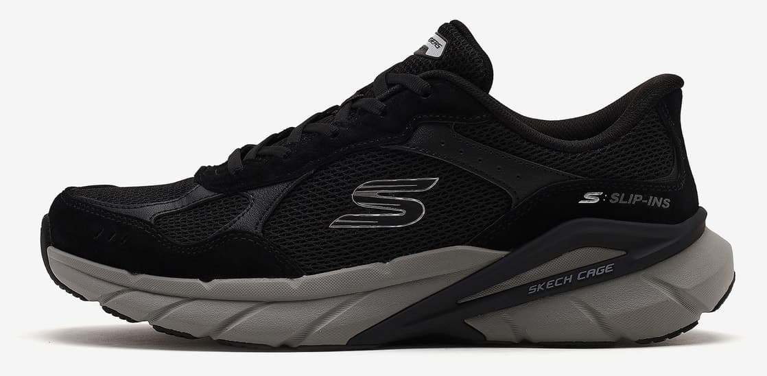 کفش ورزشی مردانه Skechers مشکی SKECH CAGE مدل 233275 BKCC کفش ورزشی مردانه Skechers مشکی SKECH CAGE مدل 233275 BKCC