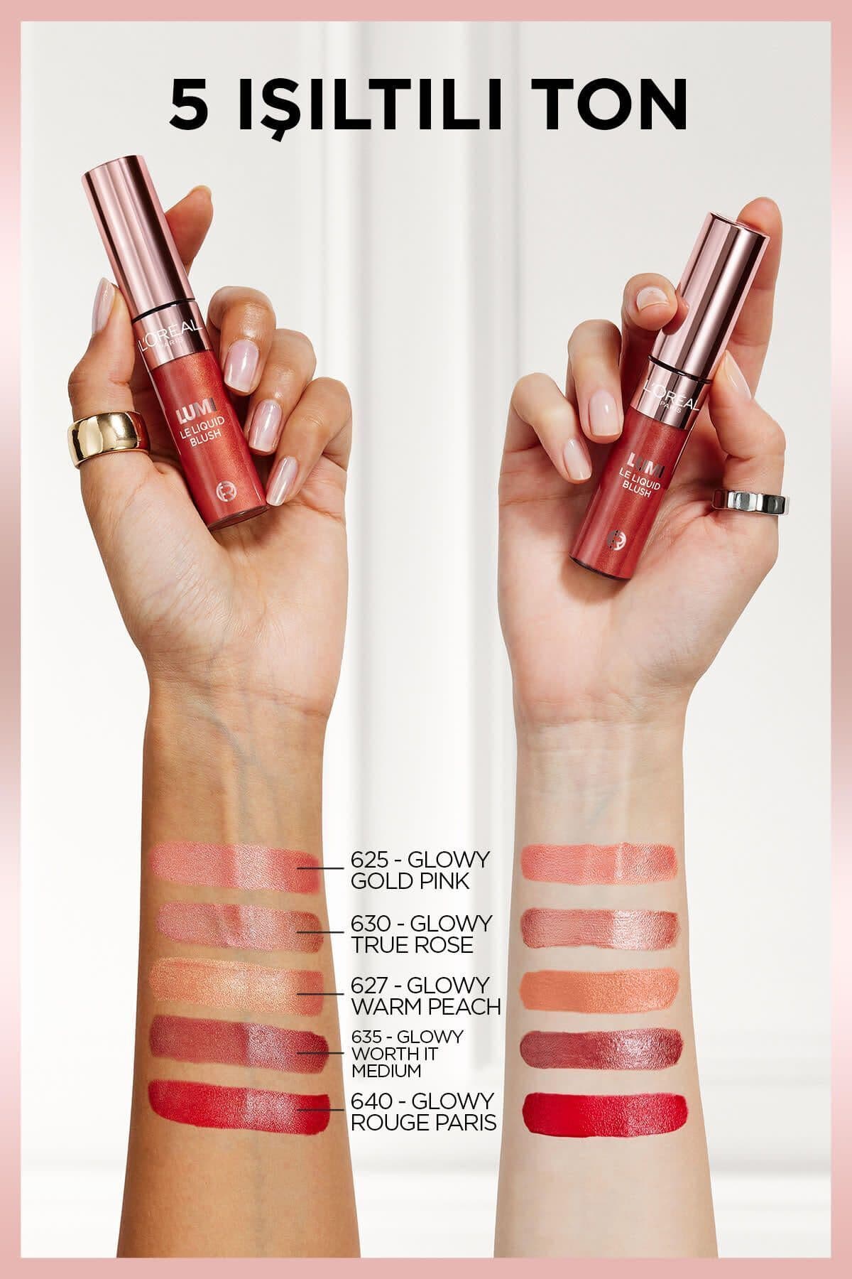 رژگونه مایع درخشان L'Oreal Paris Lumi 630 و ریمل Maybelline Sky High Mini رژگونه مایع درخشان L'Oreal Paris Lumi 630 و ریمل Maybelline Sky High Mini