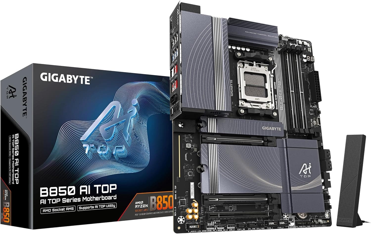 مادربرد GIGABYTE سوکت AMD AM5 فرم فاکتور ATX چیپست B850 مدل EAGLE WF7 ICE مادربرد GIGABYTE سوکت AMD AM5 فرم فاکتور ATX چیپست B850 مدل EAGLE WF7 ICE