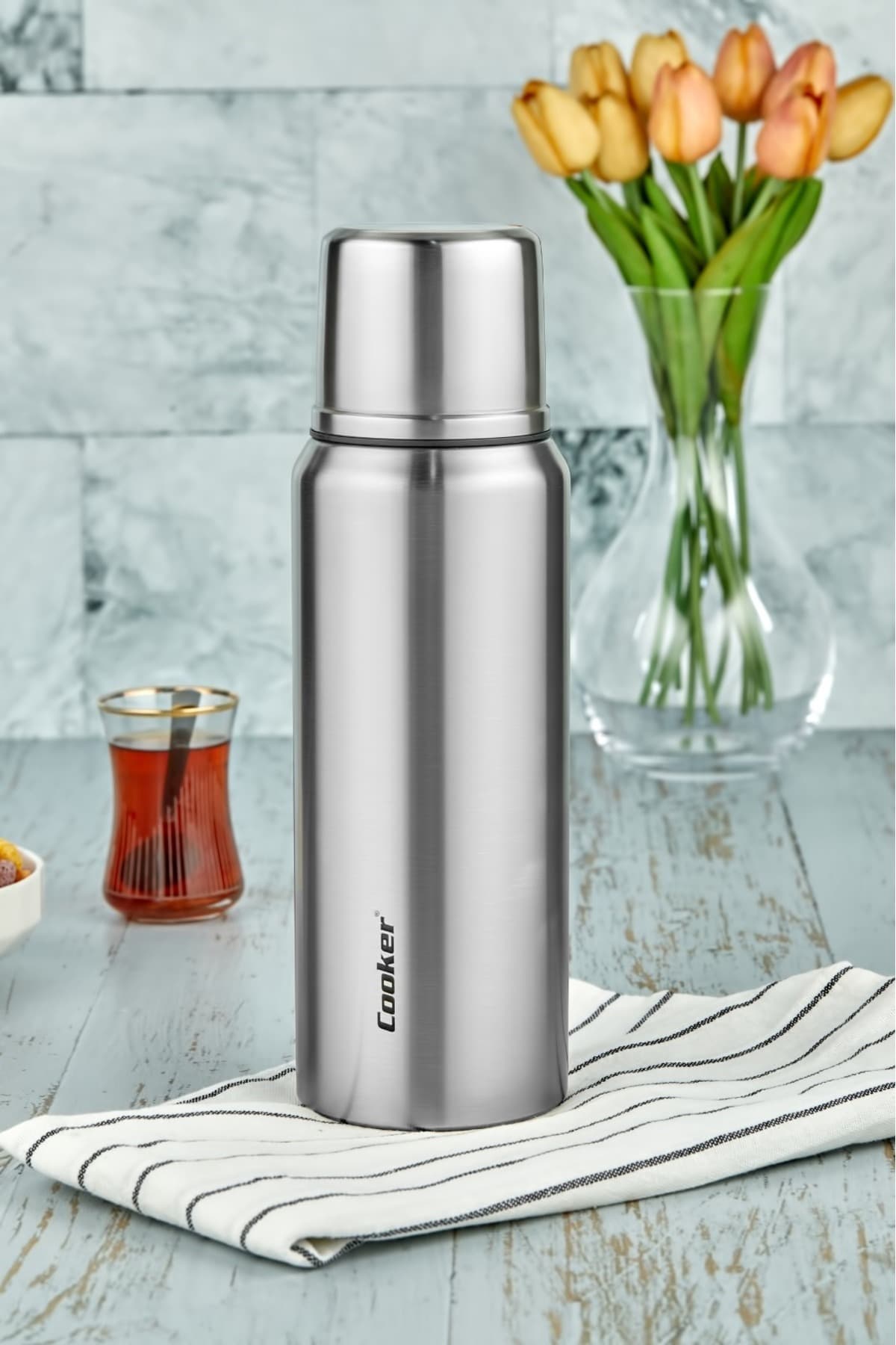 فلاسک Cooker CampMate استیل ضدزنگ 1 Litre مدل CKR2080 فلاسک Cooker CampMate استیل ضدزنگ 1 Litre مدل CKR2080