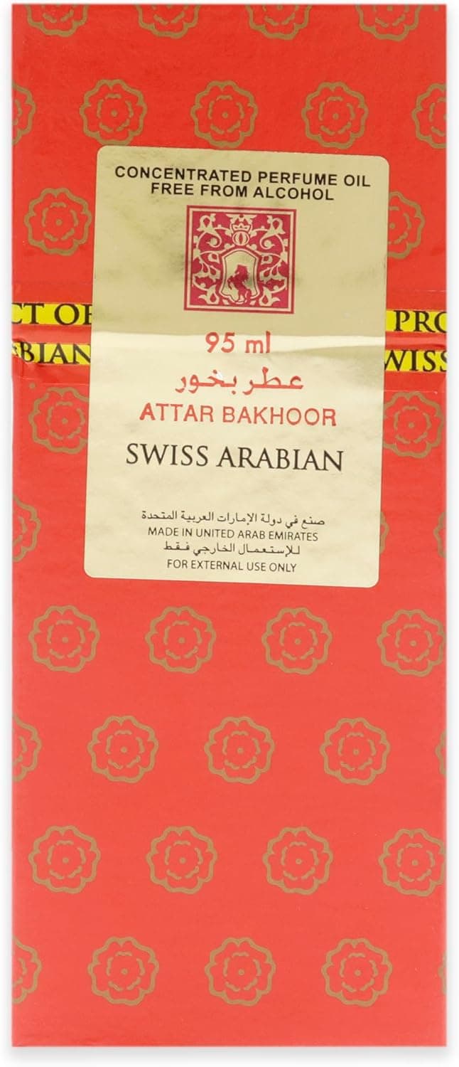 روغن عطر زنانه Swiss Arabian Attar Bakhoor 95ml روغن عطر زنانه Swiss Arabian Attar Bakhoor 95ml