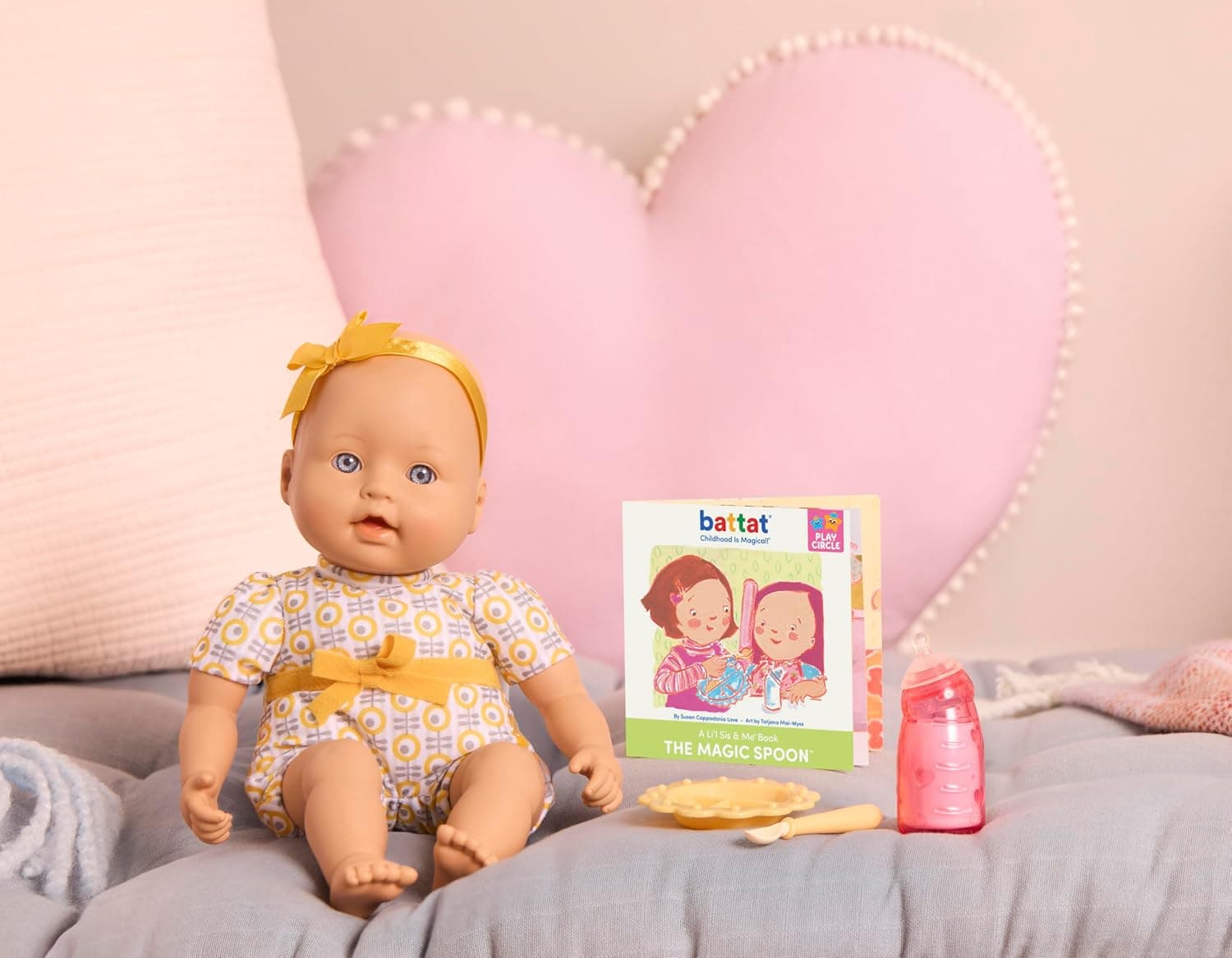 اسباببازی غذادادن نوزاد Battat مدل Baby Sweetheart - Feeding Time اسباببازی غذادادن نوزاد Battat مدل Baby Sweetheart - Feeding Time