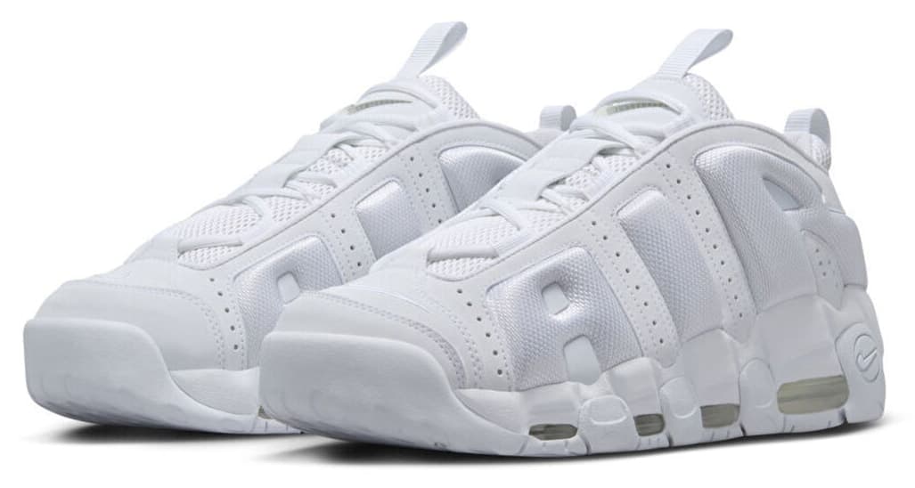 کفش بسکتبال یونیسکس Nike Air More Uptempo Low مدل FZ3055-100 سفید کفش بسکتبال یونیسکس Nike Air More Uptempo Low مدل FZ3055-100 سفید