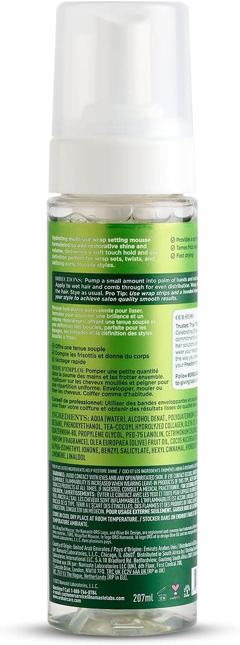 موس مو ORS روغن زیتون مدل WRAP/SET 7 Fl Oz موس مو ORS روغن زیتون مدل WRAP/SET 7 Fl Oz