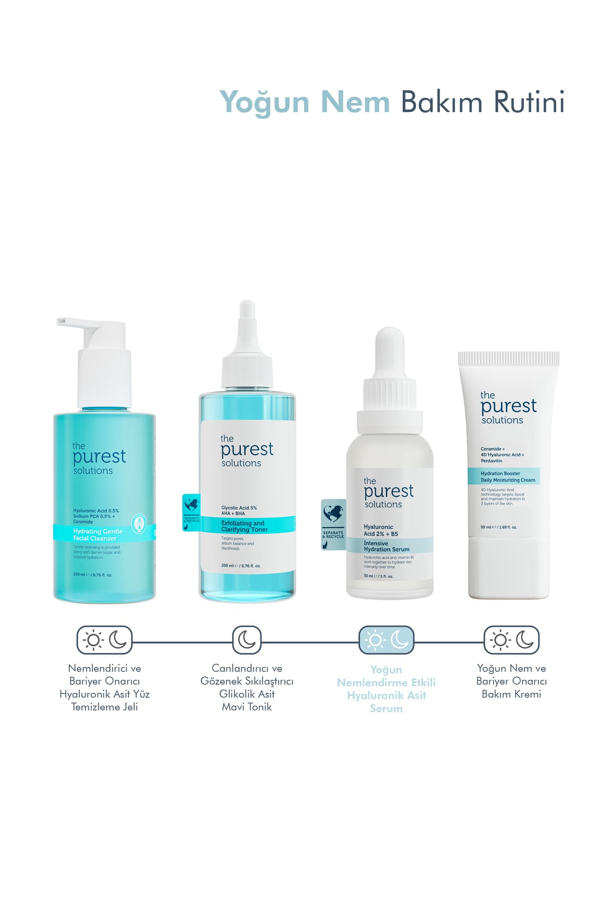 سرم مراقبت از پوست The Purest Solutions با اثر آبرسانی عمیق، پرکنندگی و نوسازی (Hyaluronic Acid %2 + B5) سرم مراقبت از پوست The Purest Solutions با اثر آبرسانی عمیق، پرکنندگی و نوسازی (Hyaluronic Acid %2 + B5)