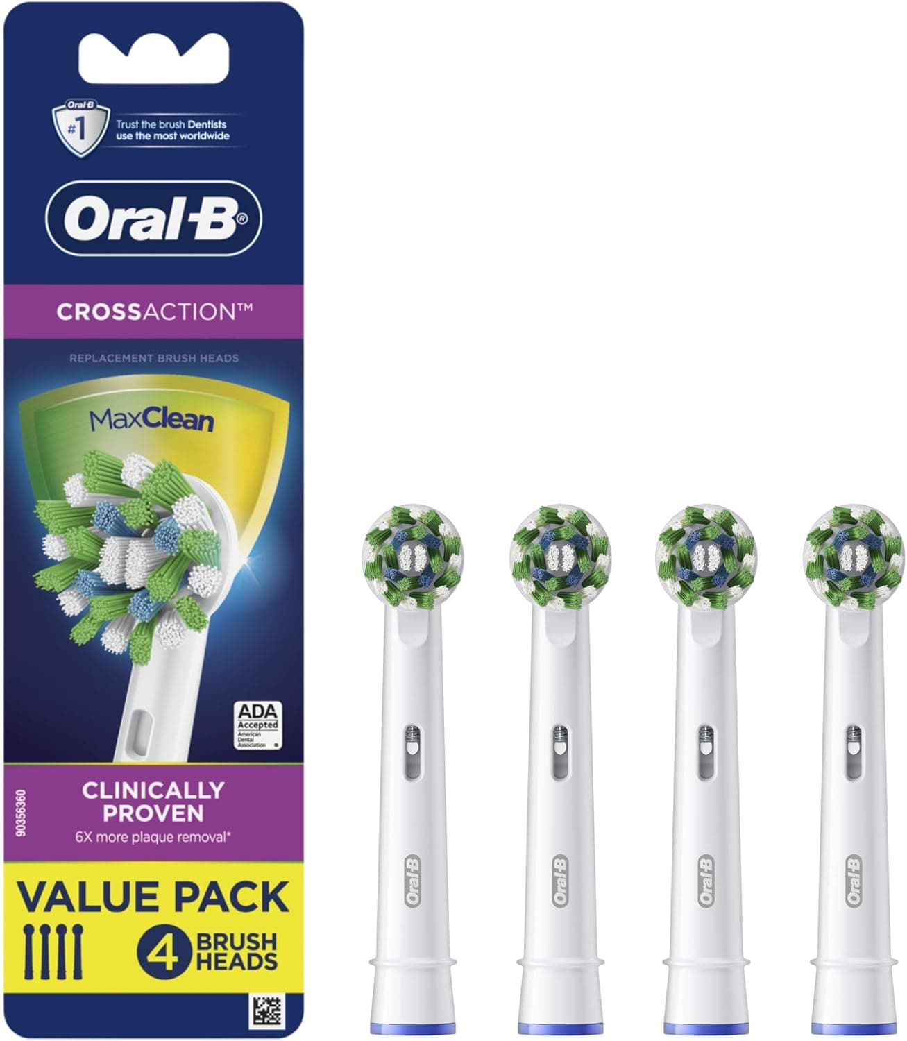 سری یدکی مسواک برقی Oral-B CrossAction 2ct سری یدکی مسواک برقی Oral-B CrossAction 2ct