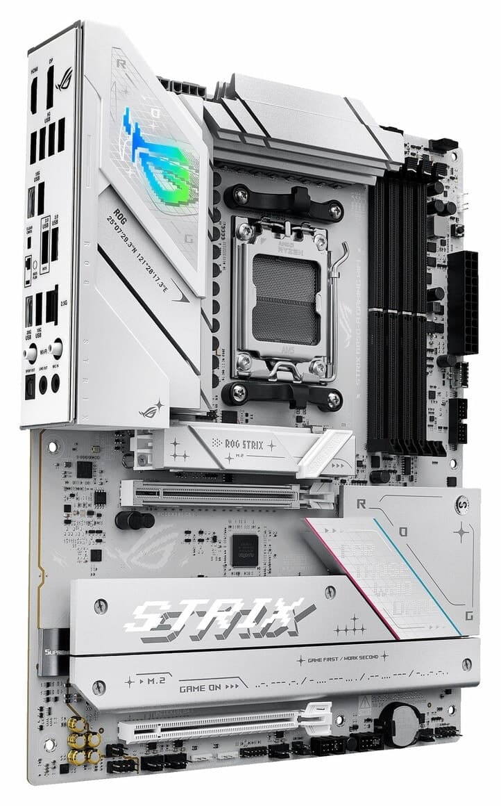 مادربورد ASUS ROG Strix گیمینگ WiFi DDR5 سوکت AM5 مدل B850-A مادربورد ASUS ROG Strix گیمینگ WiFi DDR5 سوکت AM5 مدل B850-A