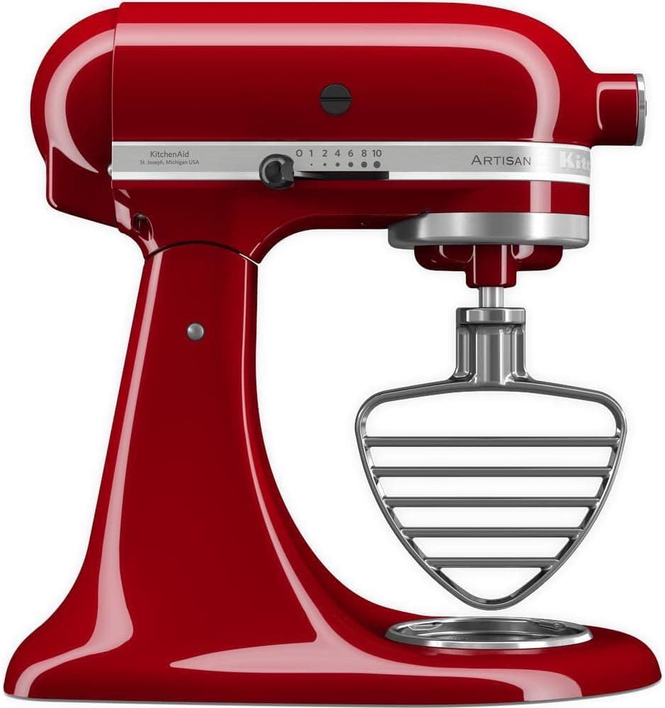 سری خمیرزن شیرینیپزی KitchenAid مناسب همزنهای کاسهای متوسط با موتور کجشونده استیل مدل 5KSMPB5SS سری خمیرزن شیرینیپزی KitchenAid مناسب همزنهای کاسهای متوسط با موتور کجشونده استیل مدل 5KSMPB5SS