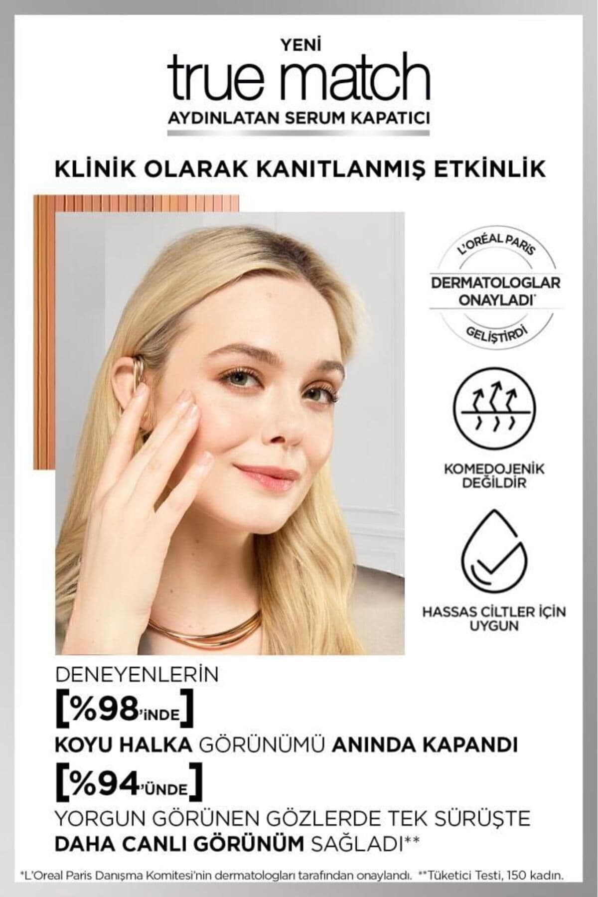 کانسیلر سرمی L'Oreal Paris روشنکننده 1.5n 11 ml کانسیلر سرمی L'Oreal Paris روشنکننده 1.5n 11 ml