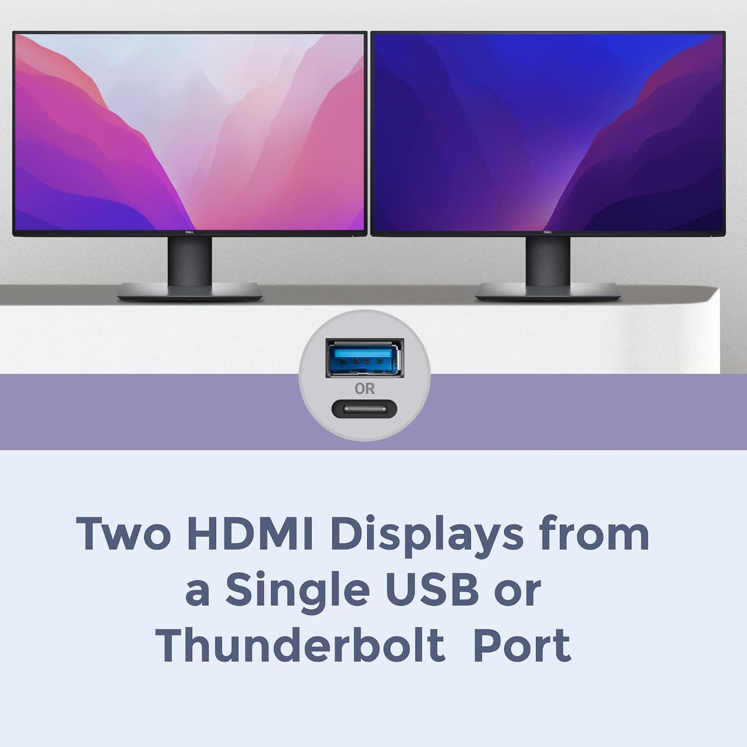 آداپتور SoNNeT دوگانه 4K HDMI 2.0 برای M1 Macs و USB3-DHDMI آداپتور SoNNeT دوگانه 4K HDMI 2.0 برای M1 Macs و USB3-DHDMI