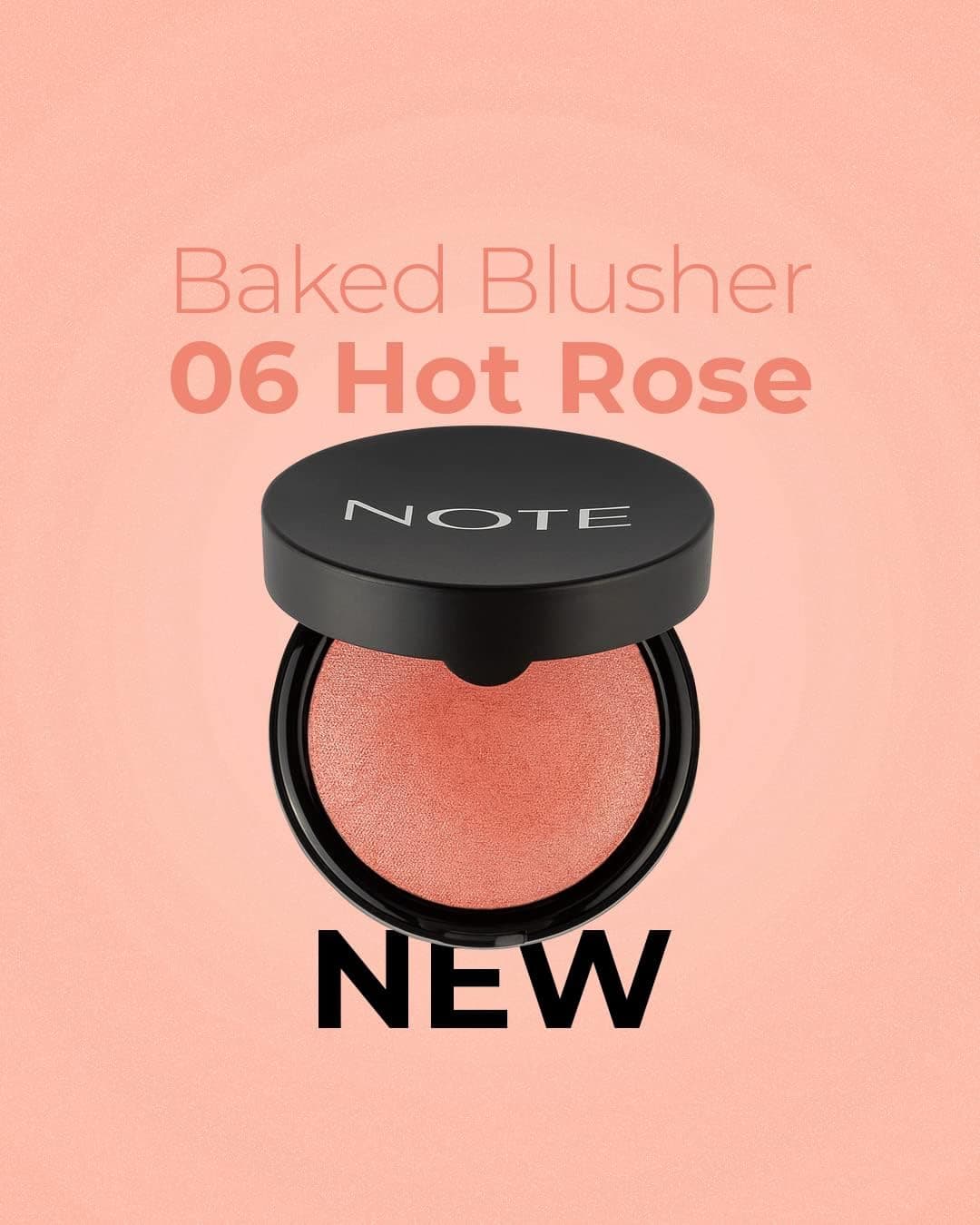 رژگونه پودری پخته Note مدل 06 Hot Rose رژگونه پودری پخته Note مدل 06 Hot Rose