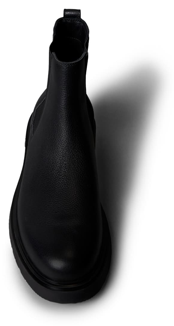 اسنیکر مردانه Calvin Klein لوگودار کف ضخیم بند کشی مشکی اسنیکر مردانه Calvin Klein لوگودار کف ضخیم بند کشی مشکی