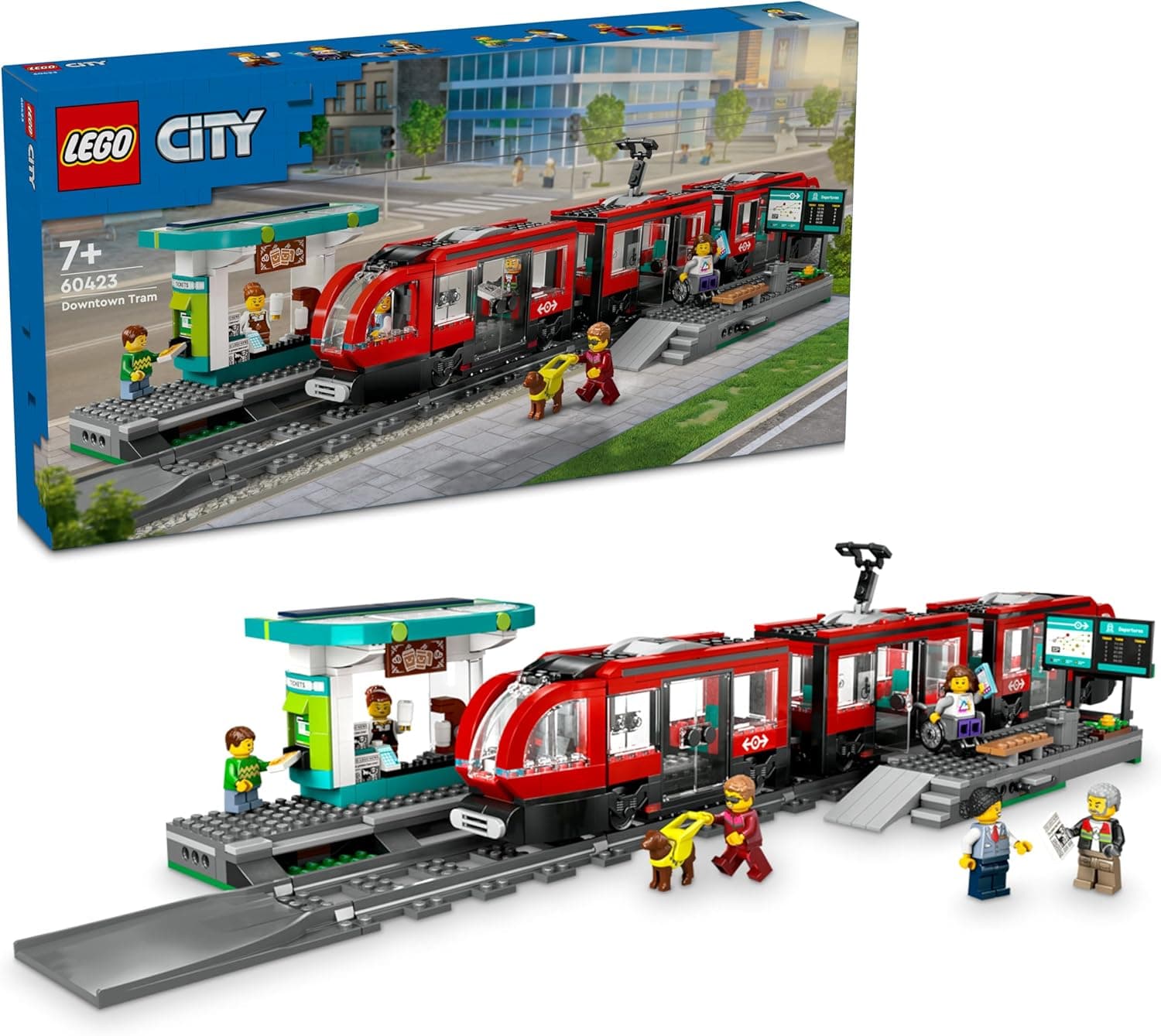 لگو ست مدل City Şehir Merkezi Tramvay İstasyonu 60423 لگو ست مدل City Şehir Merkezi Tramvay İstasyonu 60423
