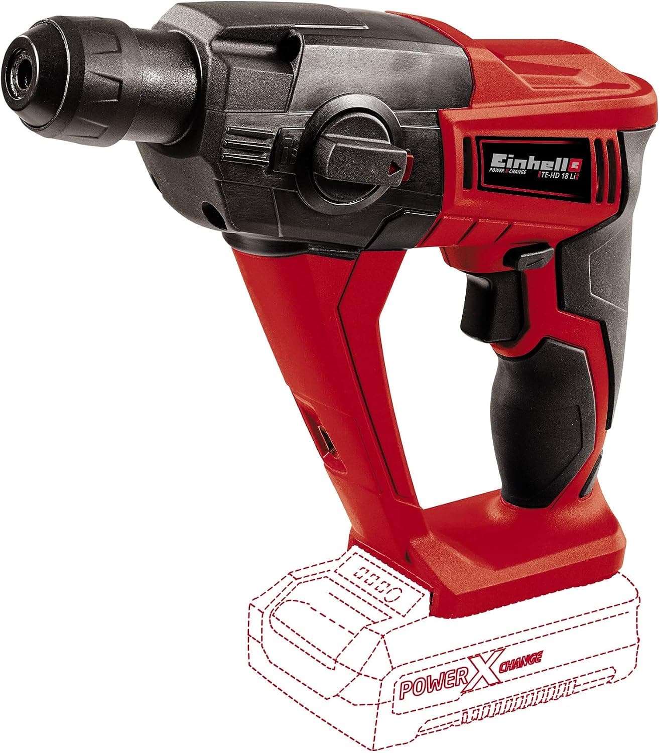 دریل شارژی پنوماتیک Einhell TE-HD 18 Li Solo با ست استارتر 18V 2,5Ah PXC دریل شارژی پنوماتیک Einhell TE-HD 18 Li Solo با ست استارتر 18V 2,5Ah PXC