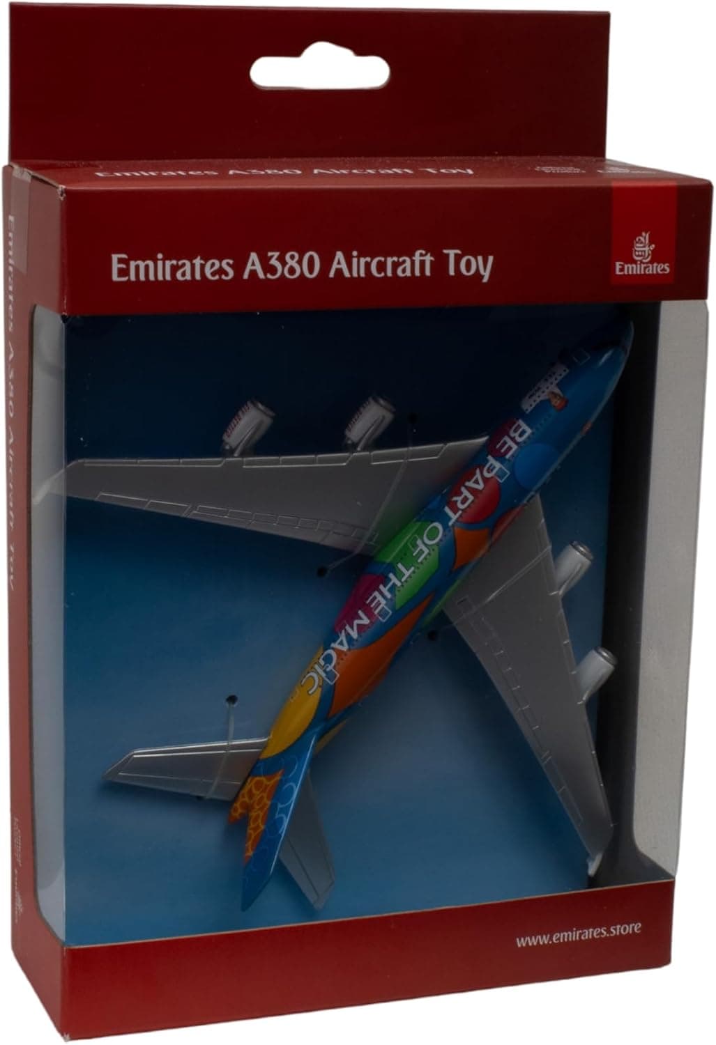 هواپیمای اسباببازی کلکسیونی کودکان Daron دوطبقه Emirates Arlines فلزی دایکست با قطعات پلاستیکی مدل A380 هواپیمای اسباببازی کلکسیونی کودکان Daron دوطبقه Emirates Arlines فلزی دایکست با قطعات پلاستیکی مدل A380