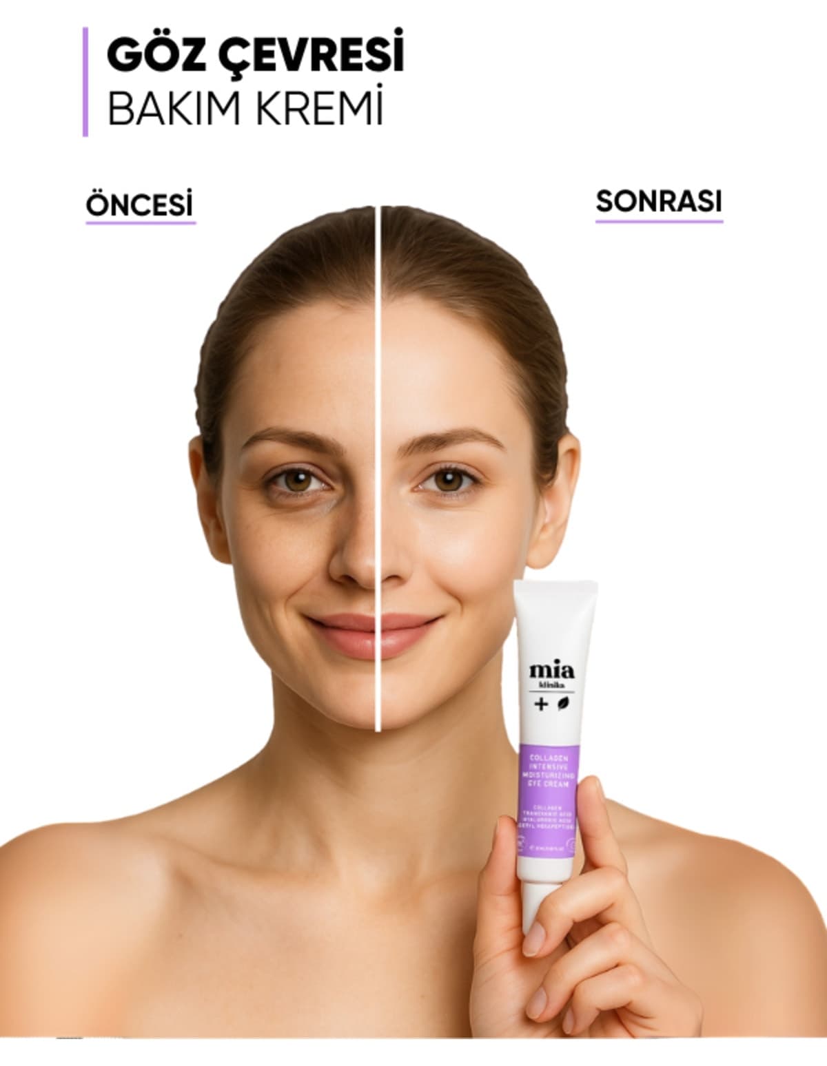 مراقبت دور چشم mia klinika پپتیدی برای حلقه تیره و خطوط ریز مراقبت دور چشم mia klinika پپتیدی برای حلقه تیره و خطوط ریز