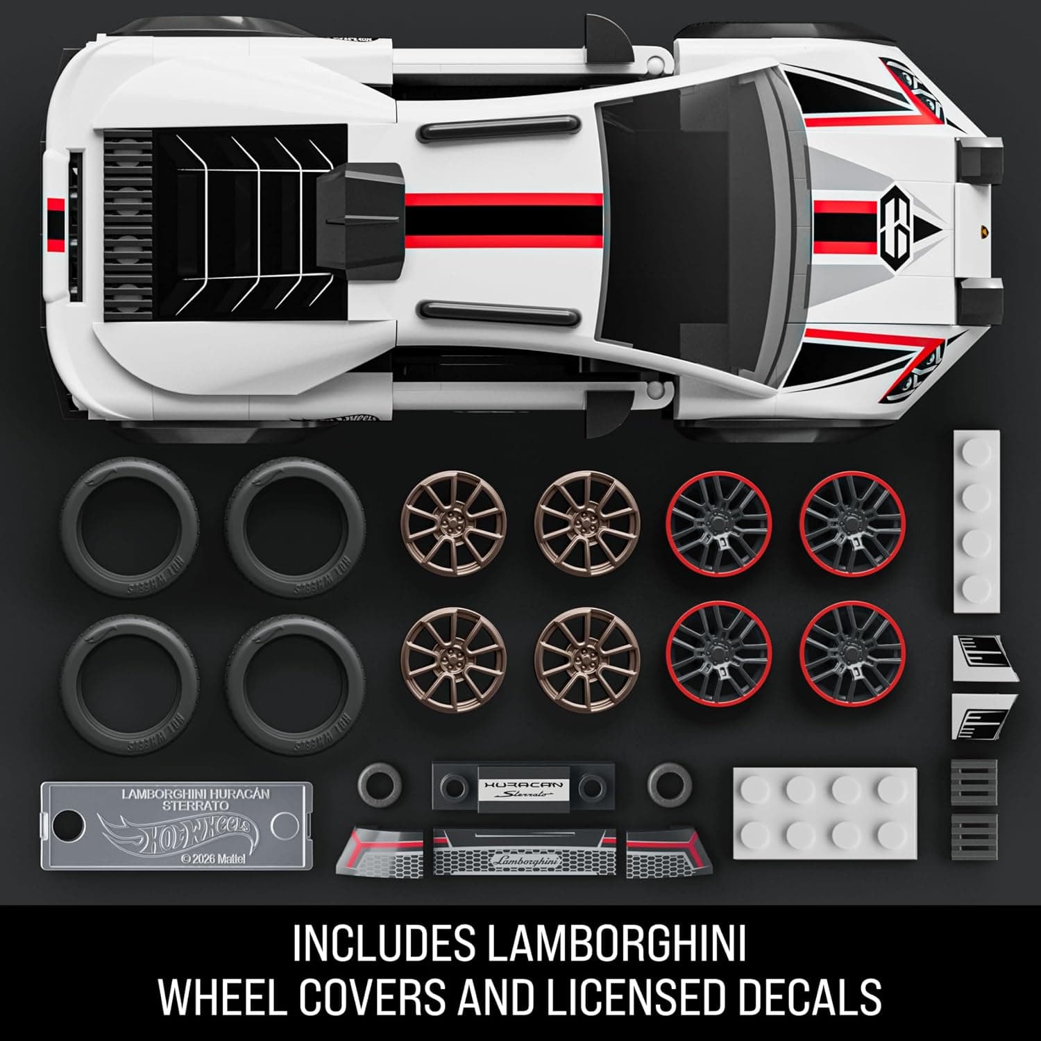 ماشین اسباب بازی Mattel Hot Wheels Brick Shop Speed Series مدل Lambo ماشین اسباب بازی Mattel Hot Wheels Brick Shop Speed Series مدل Lambo