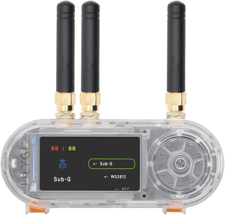 برد توسعه LILYGO مدل T-Embed CC1101 Plus ESP32-S3 با میکروفون، آنتن خارجی، شفاف برد توسعه LILYGO مدل T-Embed CC1101 Plus ESP32-S3 با میکروفون، آنتن خارجی، شفاف