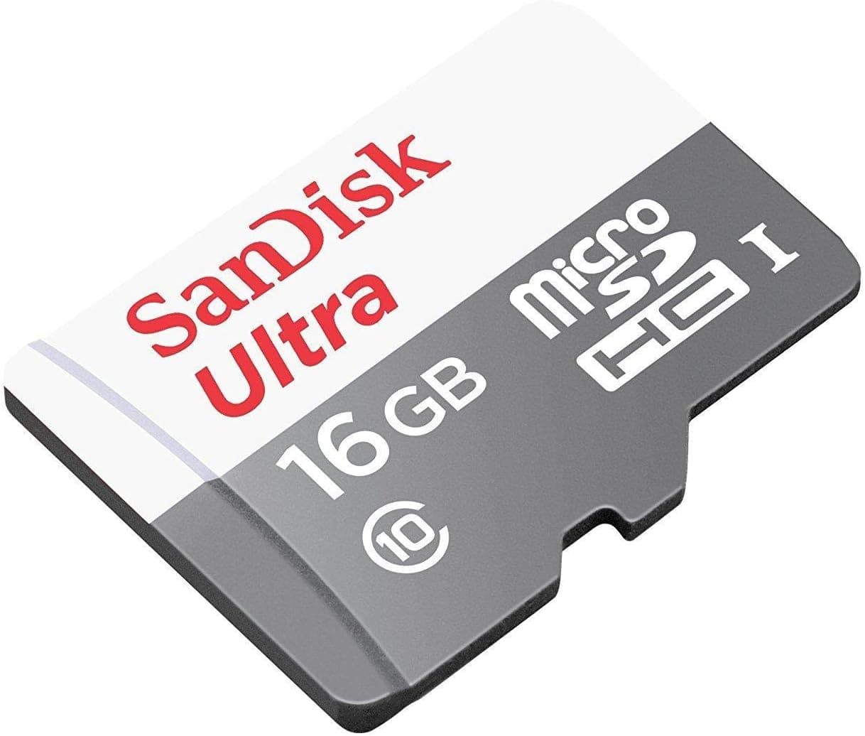 کارت حافظه microSDHC 16 GB SanDisk با سرعت 80MB/sn، UHS-I Class 10 مدل SDSQUNS-016G-GN3MN کارت حافظه microSDHC 16 GB SanDisk با سرعت 80MB/sn، UHS-I Class 10 مدل SDSQUNS-016G-GN3MN