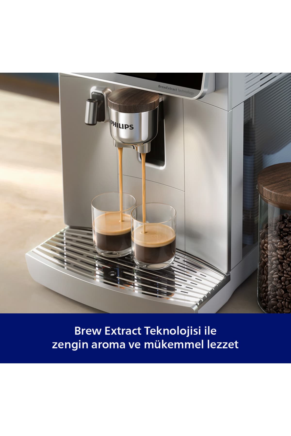 دستگاه قهوهساز Philips سری 8000 Café Aromis با 54 نوشیدنی مختلف مدل EP8757/20 دستگاه قهوهساز Philips سری 8000 Café Aromis با 54 نوشیدنی مختلف مدل EP8757/20