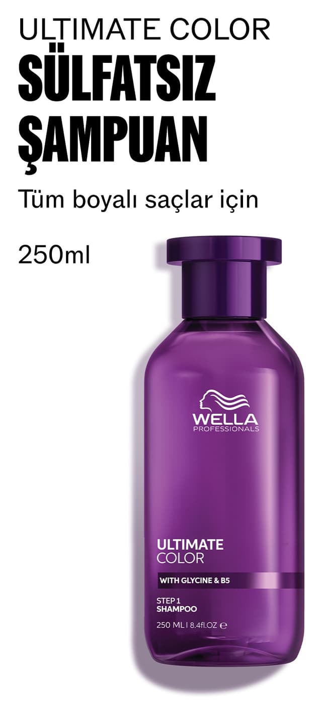 شامپو Wella Professionals Ultimate Color آرامکننده پوست سر محافظ رنگ بدون سولفات 250 ML شامپو Wella Professionals Ultimate Color آرامکننده پوست سر محافظ رنگ بدون سولفات 250 ML