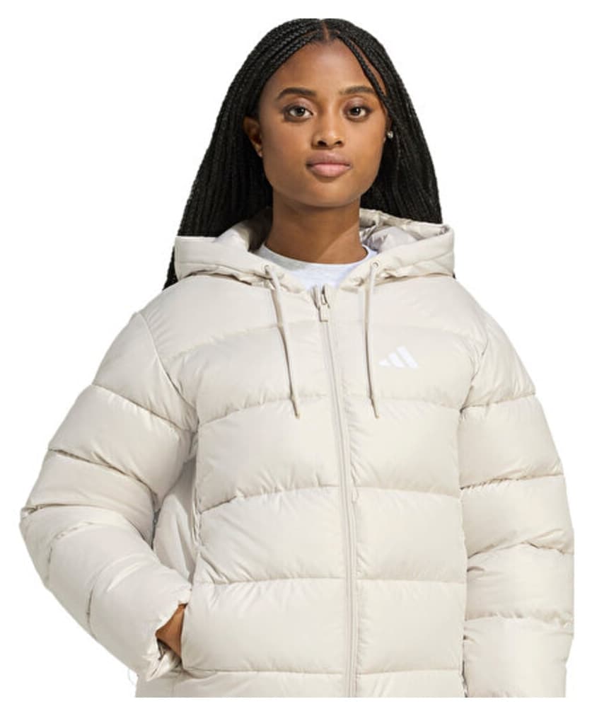 کاپشن زنانه adidas روزمره سفید مدل JV7768 کاپشن زنانه adidas روزمره سفید مدل JV7768