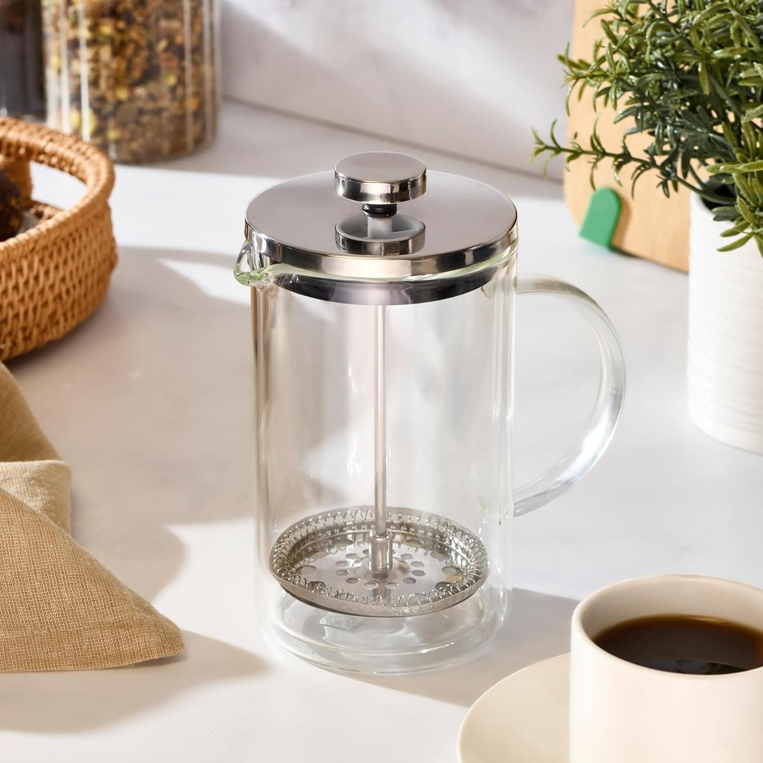 فرنچ پرس Karaca دوجداره 600 ml مدل Pia Raum فرنچ پرس Karaca دوجداره 600 ml مدل Pia Raum
