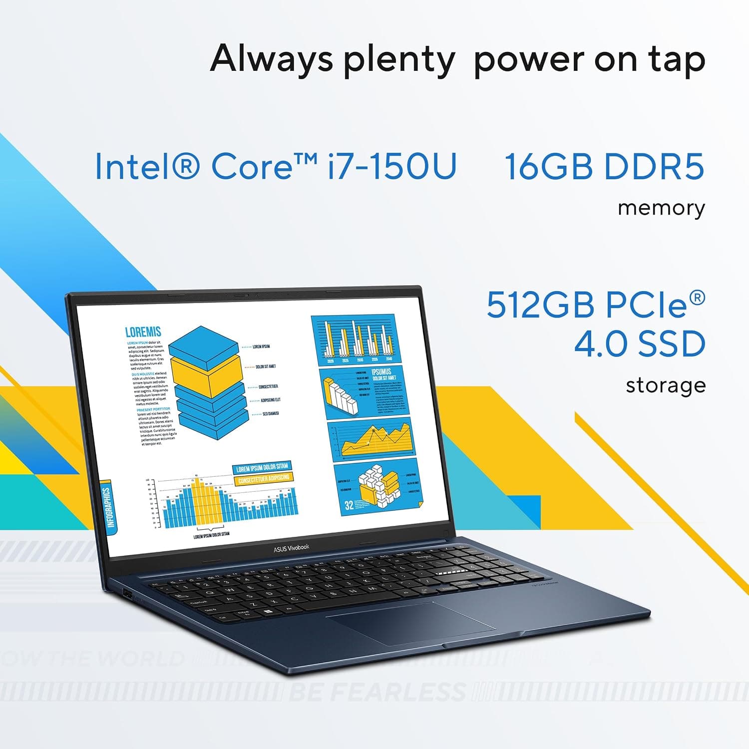 لپتاپ ASUS Vivobook 15 باریک نقرهای با نمایشگر 15.6" FHD، پردازنده Intel Core 7 150U، Intel Graphics، رم 16GB، SSD 512GB، Win11 مدل X1504VAP-BQ715WL لپتاپ ASUS Vivobook 15 باریک نقرهای با نمایشگر 15.6" FHD، پردازنده Intel Core 7 150U، Intel Graphics، رم 16GB، SSD 512GB، Win11 مدل X1504VAP-BQ715WL
