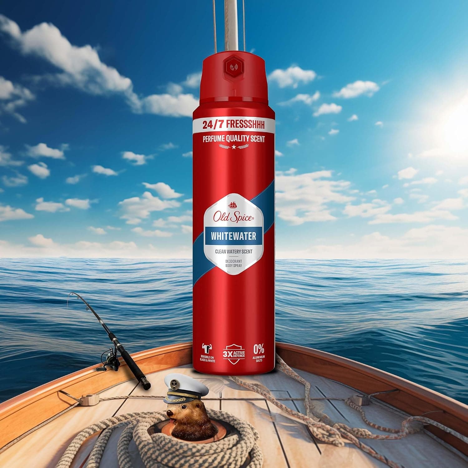 اسپری دئودورانت بدن مردانه Old Spice Whitewater 150 ml اسپری دئودورانت بدن مردانه Old Spice Whitewater 150 ml