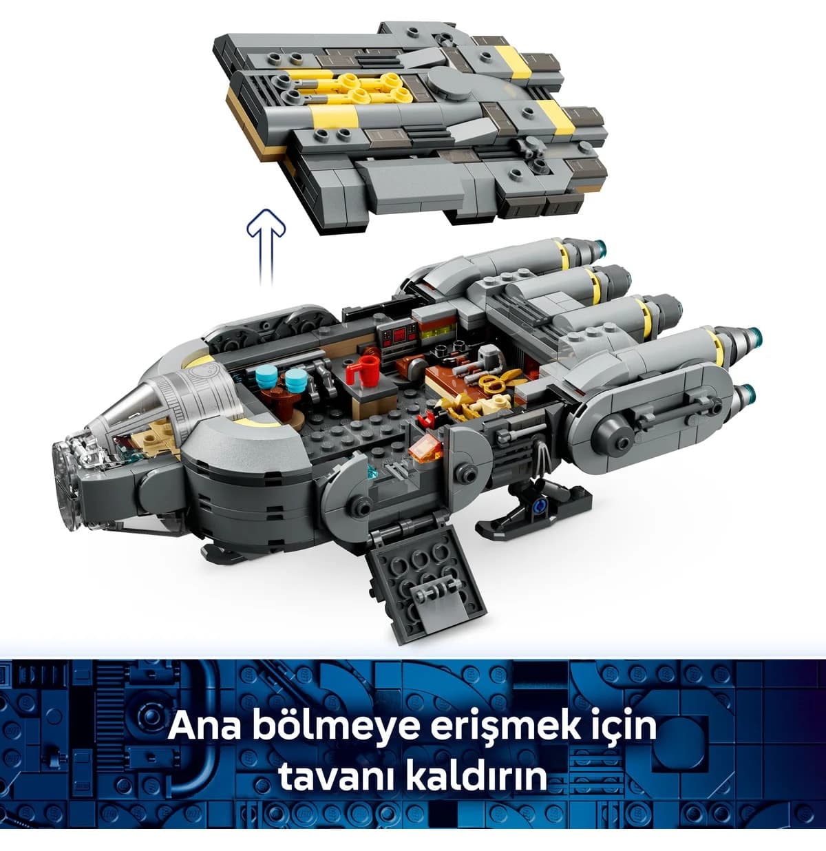 لگو Star Wars Mandalorian و Grogu Anzellan Starship مدل 75445 لگو Star Wars Mandalorian و Grogu Anzellan Starship مدل 75445