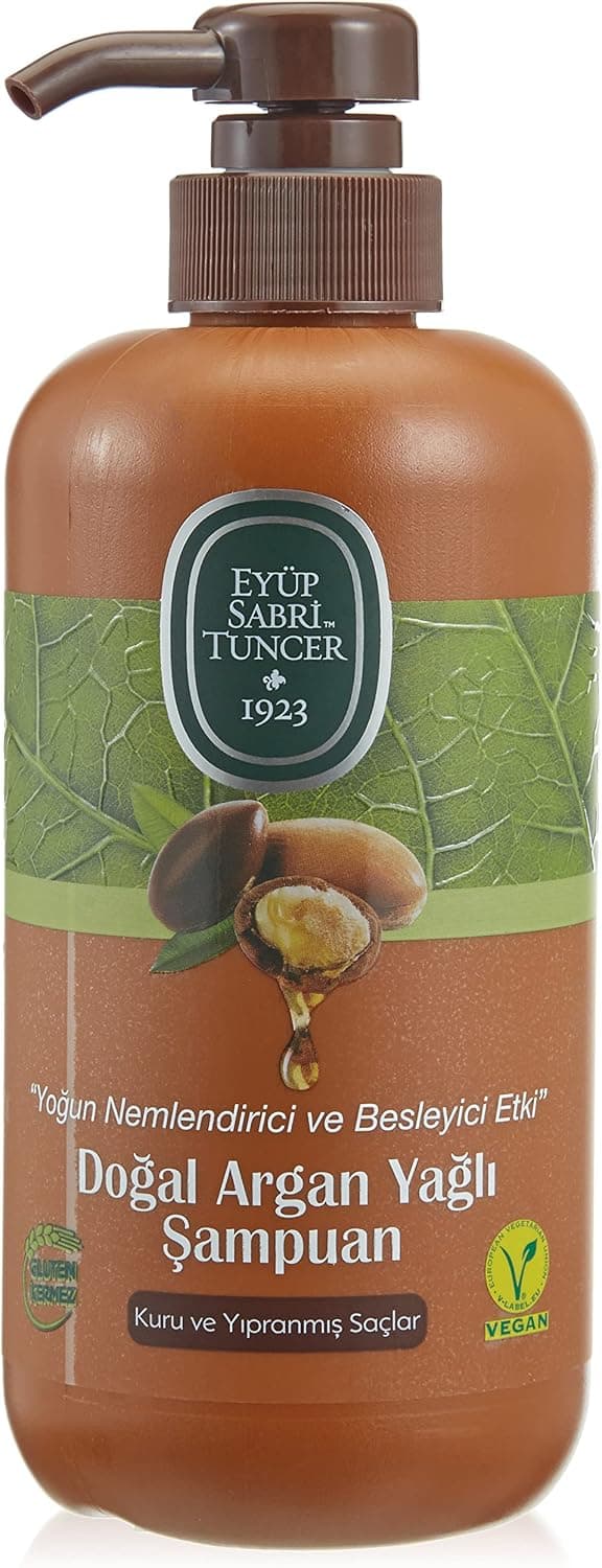 شامپو Eyüp Sabri Tuncer با روغن آرگان طبیعی 600 ml شامپو Eyüp Sabri Tuncer با روغن آرگان طبیعی 600 ml