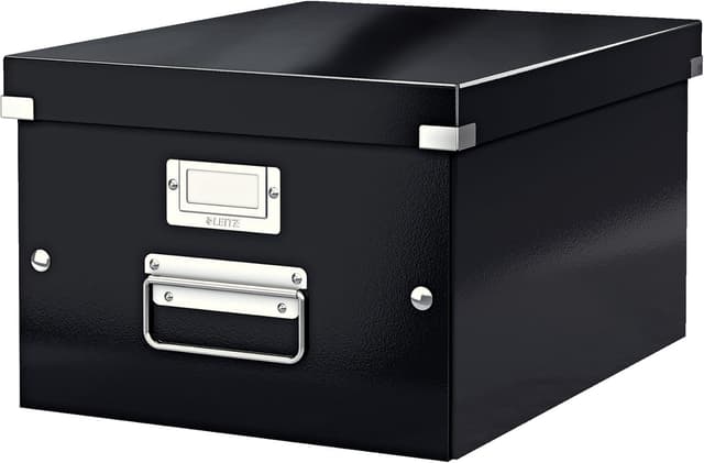 جعبه نگهداری و حمل متوسط Leitz مشکی مناسب A4، Click و Store مدل 60440095 جعبه نگهداری و حمل متوسط Leitz مشکی مناسب A4، Click و Store مدل 60440095
