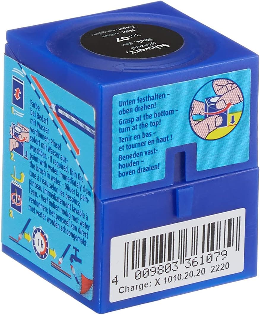 رنگ ماکت پایه آب Revell مشکی براق 18 ml مدل 36107 رنگ ماکت پایه آب Revell مشکی براق 18 ml مدل 36107