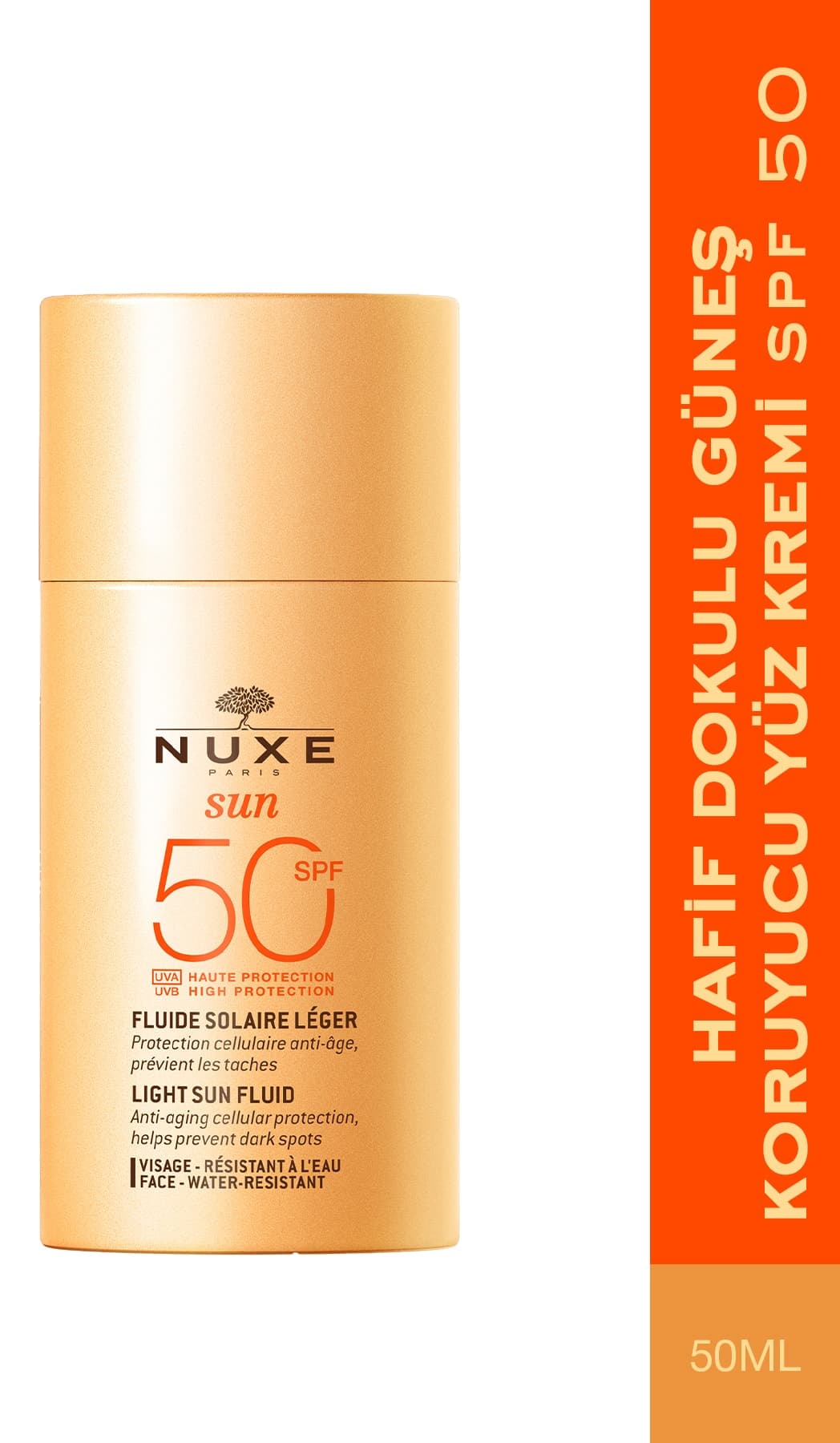 کرم ضدآفتاب صورت Nuxe با بافت سبک SPF 50 50ML کرم ضدآفتاب صورت Nuxe با بافت سبک SPF 50 50ML