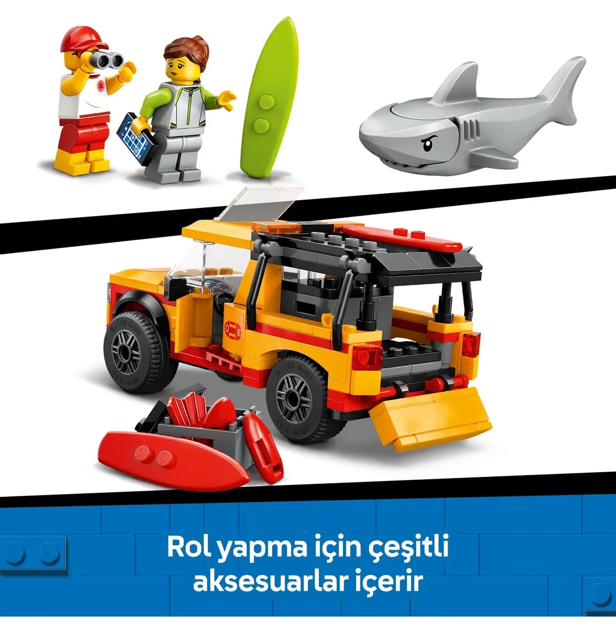 لگو City کامیونت نجات غریق مدل 60453 214P لگو City کامیونت نجات غریق مدل 60453 214P