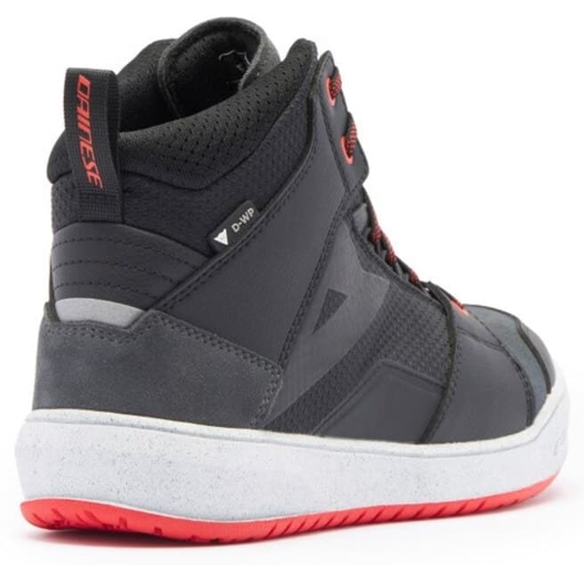 کفش Dainese مشکی سفید قرمز مدل Suburb D-WP کفش Dainese مشکی سفید قرمز مدل Suburb D-WP