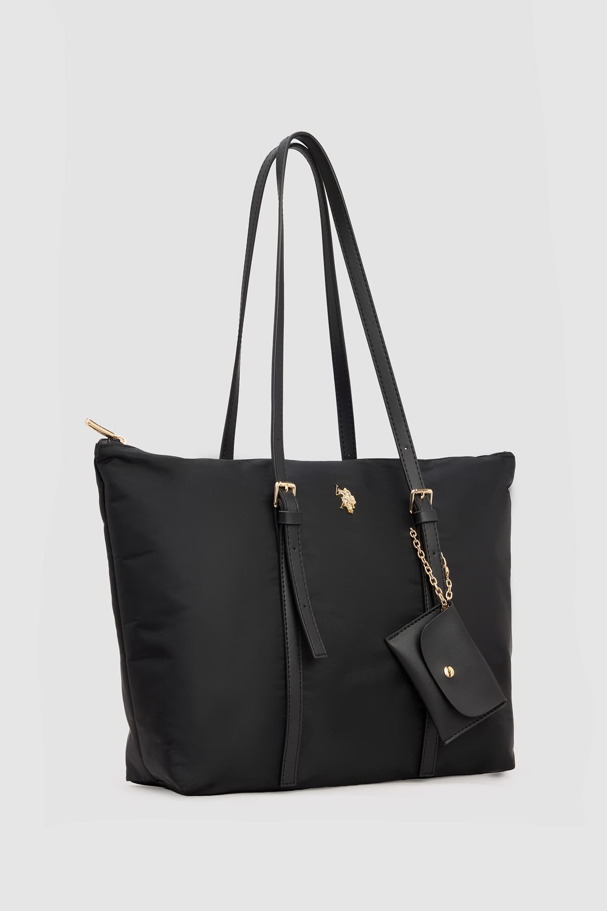 کیف زنانه U.S. Polo Assn. مشکی زیپدار با بند قابل تنظیم مدل 50333595-VR046 کیف زنانه U.S. Polo Assn. مشکی زیپدار با بند قابل تنظیم مدل 50333595-VR046