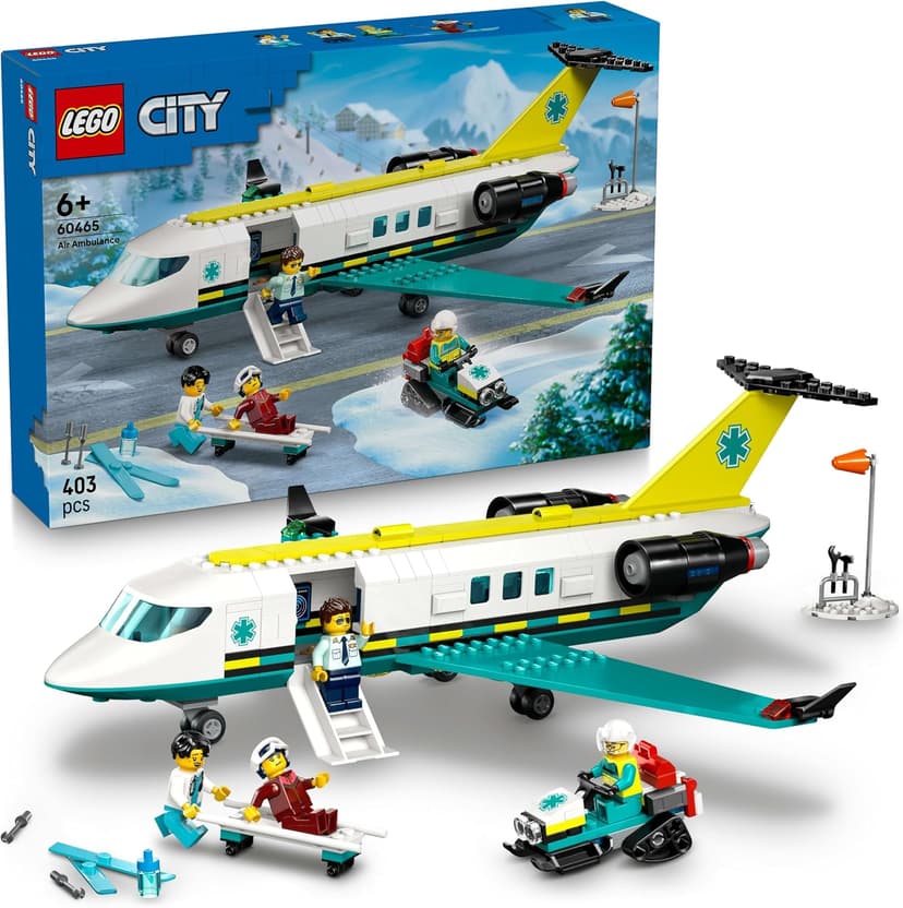 لگو City هواپیمای آمبولانس اورژانس مدل 60465 لگو City هواپیمای آمبولانس اورژانس مدل 60465
