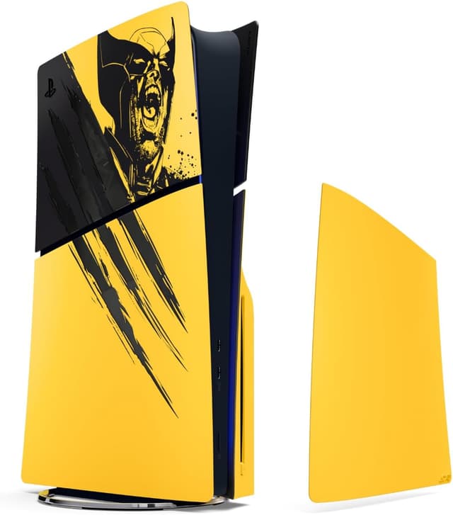 روکش کنسول PlayStation 5 مدل Marvel's Wolverine Battle Yellow روکش کنسول PlayStation 5 مدل Marvel's Wolverine Battle Yellow