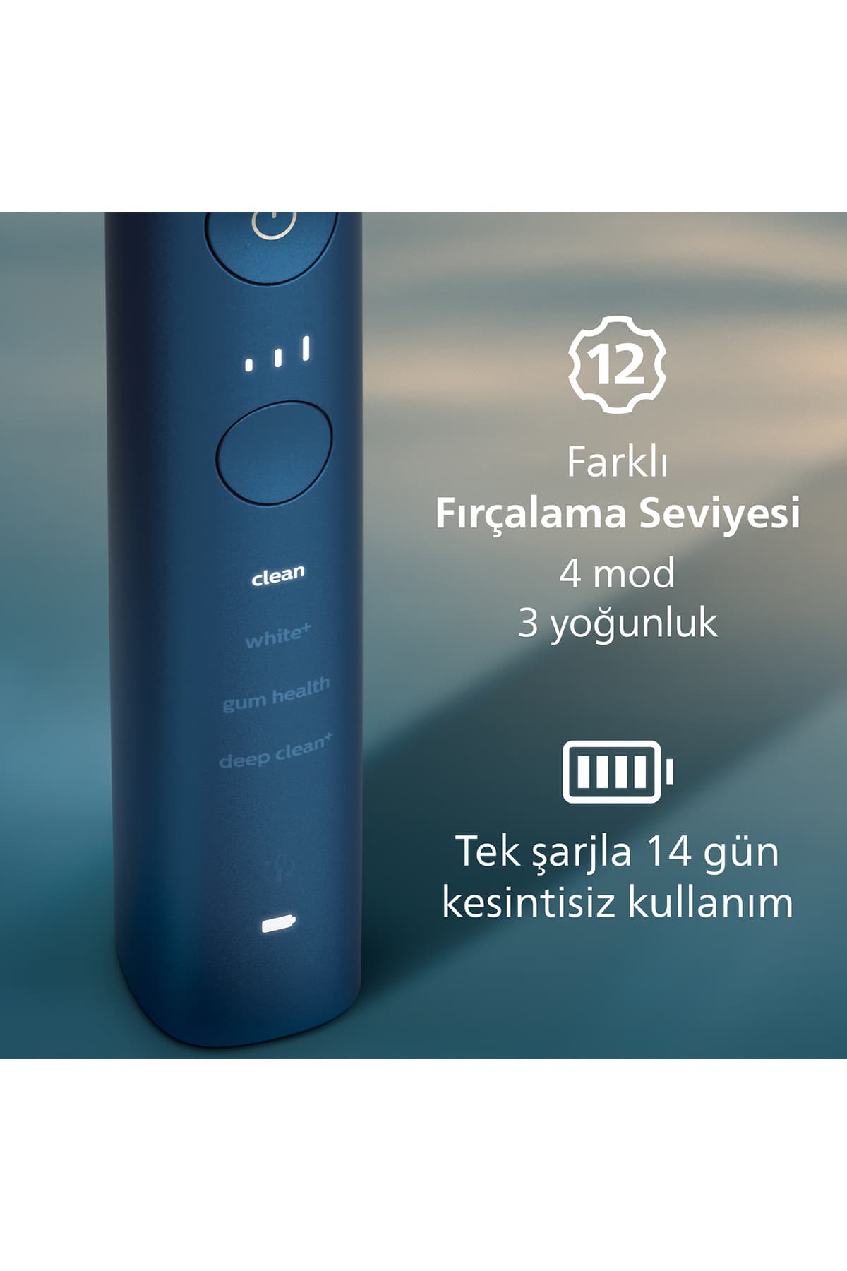 مسواک برقی شارژی Philips با 4 حالت، اپلیکیشن Sonicare و کیف سفر مدل HX9911/88 مسواک برقی شارژی Philips با 4 حالت، اپلیکیشن Sonicare و کیف سفر مدل HX9911/88