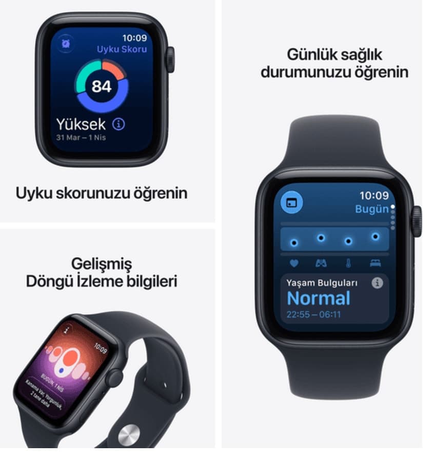 ساعت هوشمند Apple Watch SE 3 GPS 40 mm کیس آلومینیومی نور ستارهای با بند اسپورت شنی مدل MJKR4TU/A S/M ساعت هوشمند Apple Watch SE 3 GPS 40 mm کیس آلومینیومی نور ستارهای با بند اسپورت شنی مدل MJKR4TU/A S/M