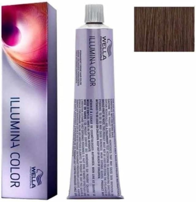 رنگ موی Wella Illumina بلوند تیره قهوهای ویوله 6/76 60 ml رنگ موی Wella Illumina بلوند تیره قهوهای ویوله 6/76 60 ml
