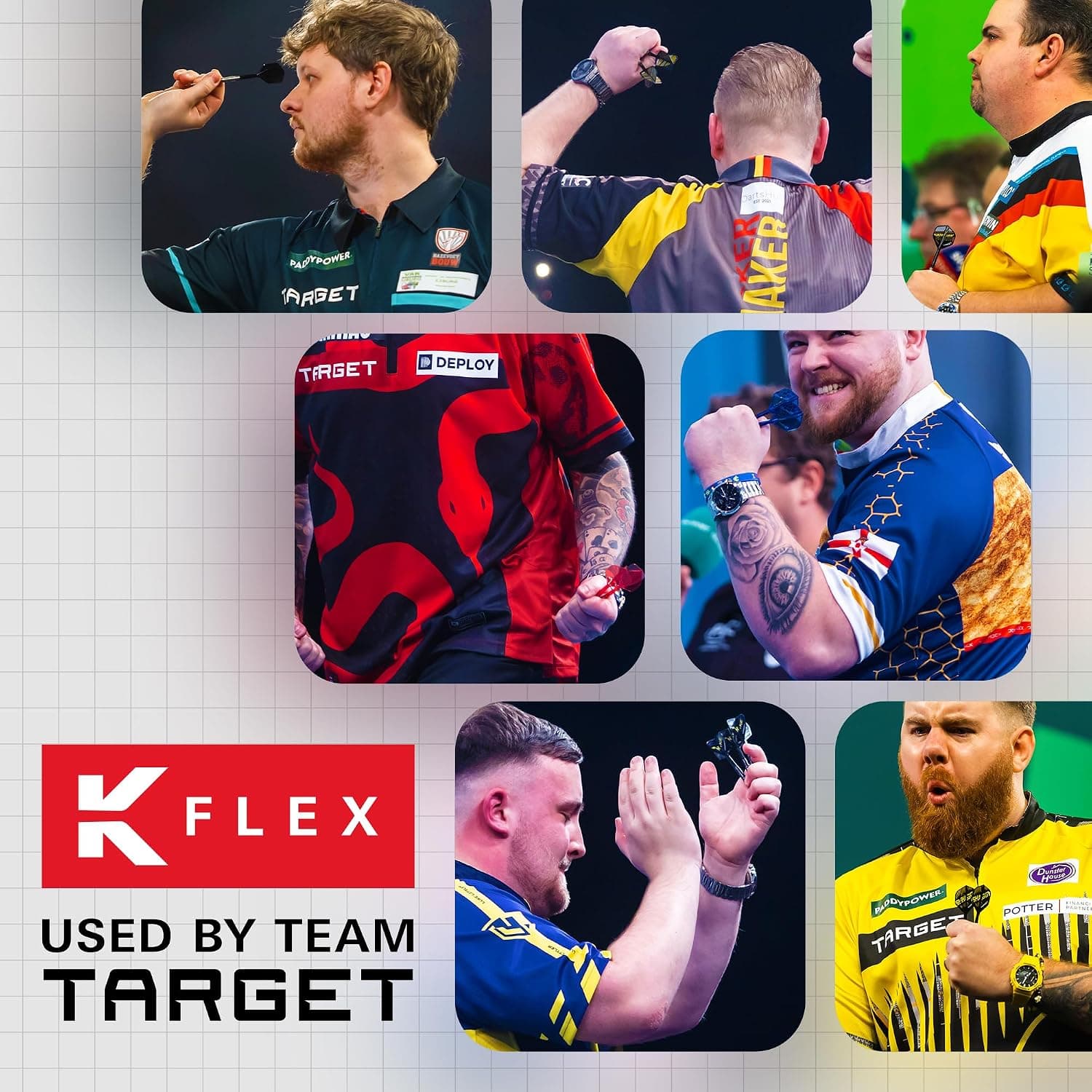 فلایت و شفت یکپارچه دارت Target Darts Luke Littler مدل The Nuke 2025 Edition Kflex No.2/No.6 بسته 3 عددی فلایت و شفت یکپارچه دارت Target Darts Luke Littler مدل The Nuke 2025 Edition Kflex No.2/No.6 بسته 3 عددی