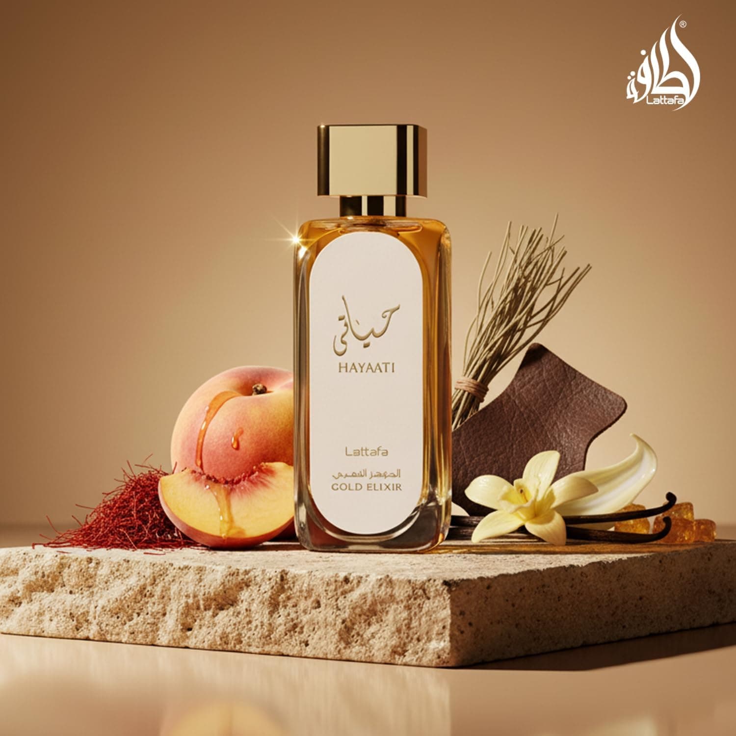 ادو پرفیوم یونیسکس Lattafa Hayaati Gold Elixir، 100 ml ادو پرفیوم یونیسکس Lattafa Hayaati Gold Elixir، 100 ml