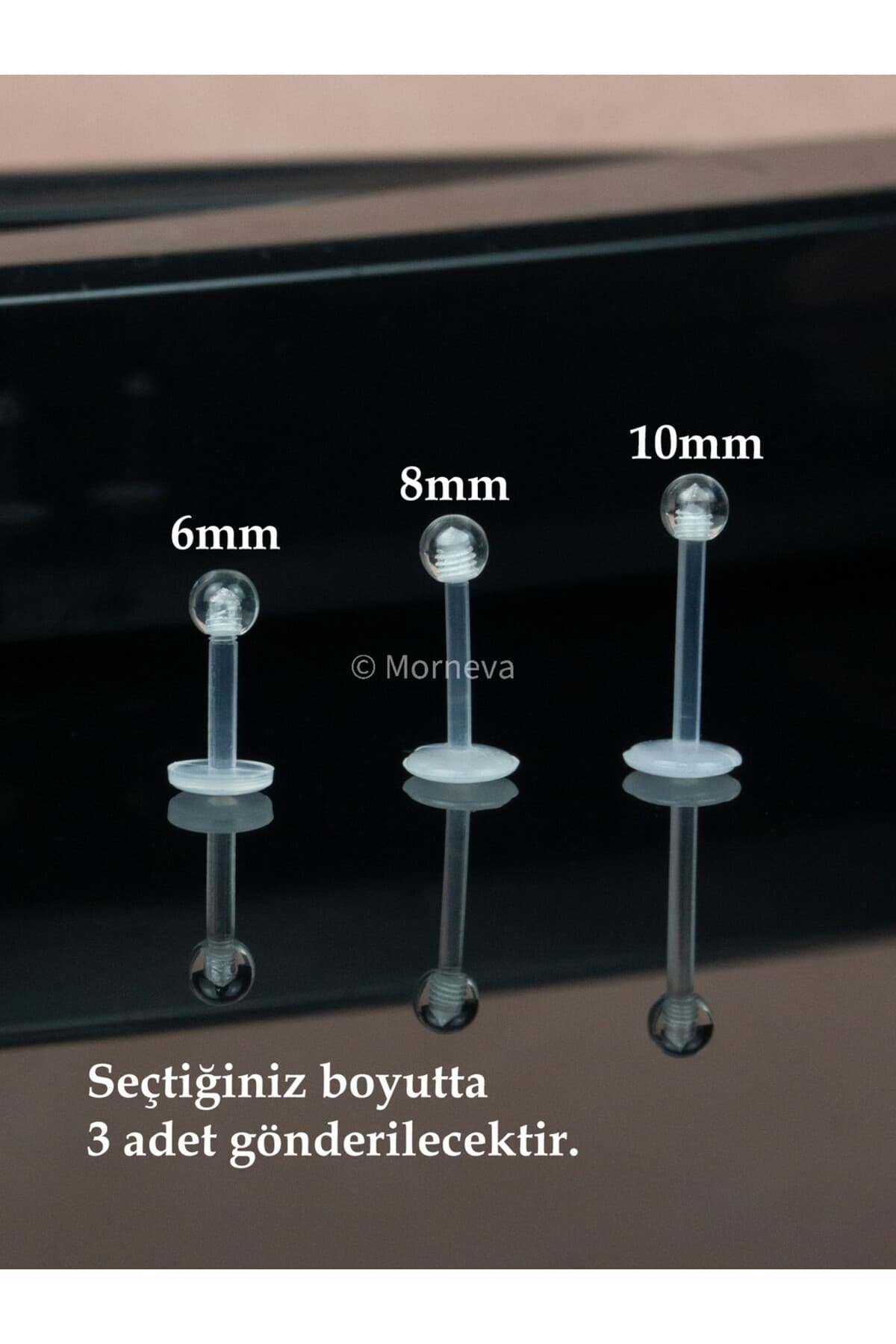 پیرسینگ زنانه MORNEVA Tragus Helix Conch Labret بیوپلاست شفاف 3 عددی پیرسینگ زنانه MORNEVA Tragus Helix Conch Labret بیوپلاست شفاف 3 عددی