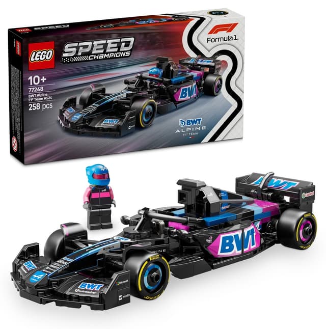 لگو 77248 Speed Champions BWT Alpine F1® Team A524 ماشین مسابقهای مناسب بالای ۱۰ سال (258 P) لگو 77248 Speed Champions BWT Alpine F1® Team A524 ماشین مسابقهای مناسب بالای ۱۰ سال (258 P)