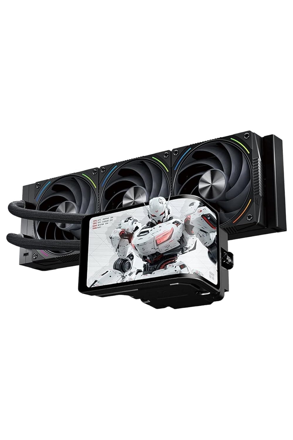 خنککننده مایع پردازنده Thermalright Wonder Vision 360 Turbo Argb مشکی سازگار با Intel-AMD 360mm خنککننده مایع پردازنده Thermalright Wonder Vision 360 Turbo Argb مشکی سازگار با Intel-AMD 360mm