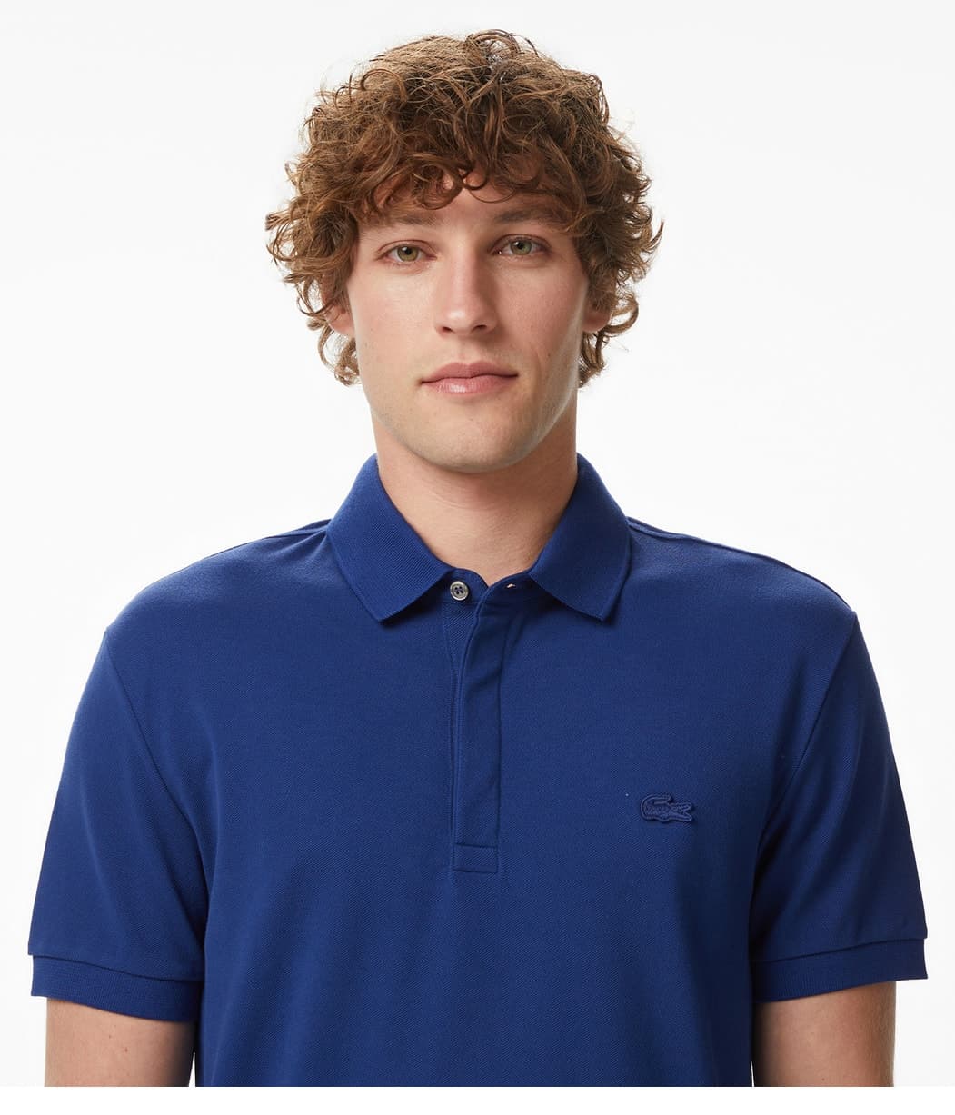 پولوشرت مردانه Lacoste فیت معمولی آبی آسمانی مدل Paris پولوشرت مردانه Lacoste فیت معمولی آبی آسمانی مدل Paris