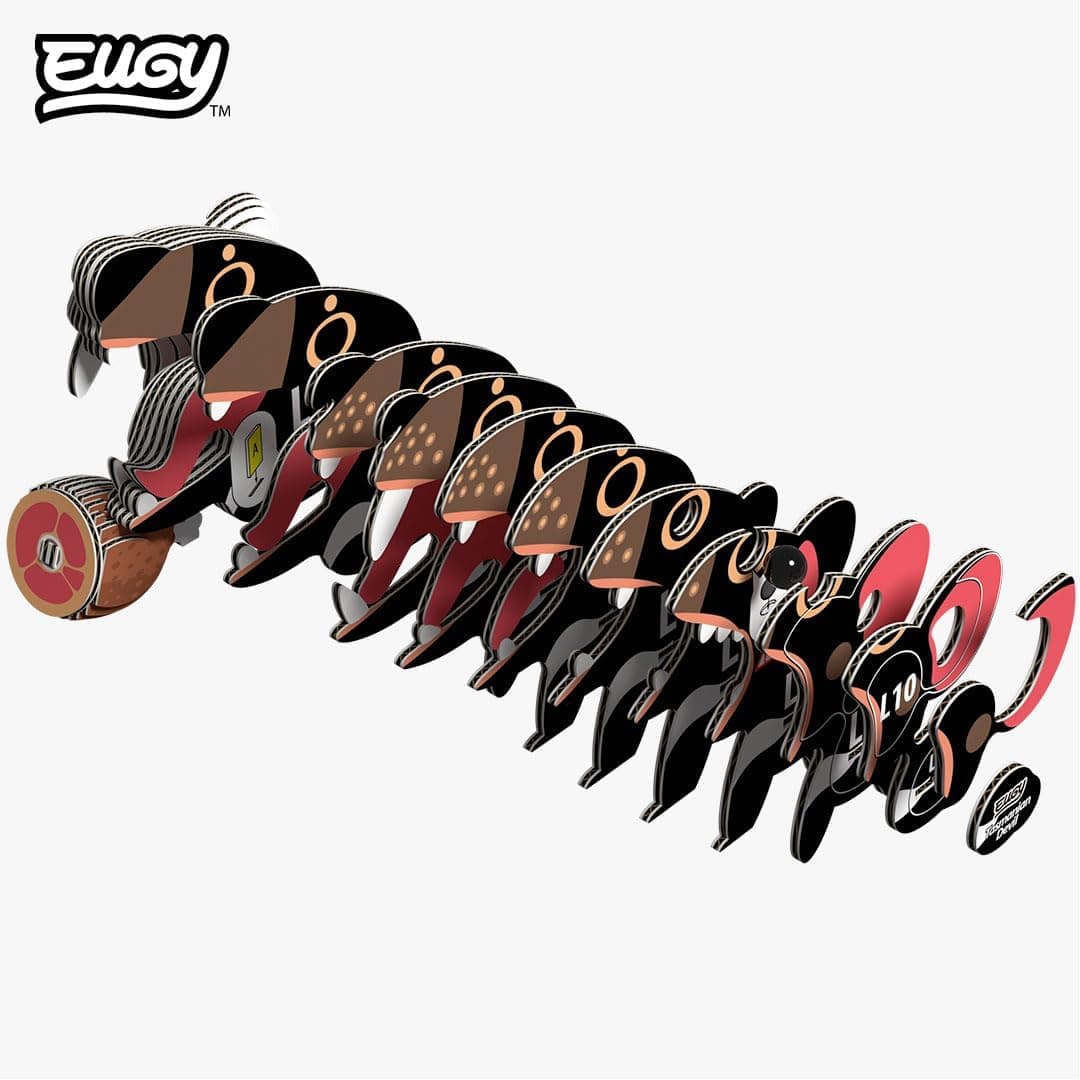 پازل کاغذی سهبعدی EUGY طرح شیطان تاسمانی دوستدار محیط زیست پازل کاغذی سهبعدی EUGY طرح شیطان تاسمانی دوستدار محیط زیست